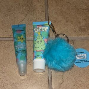 Bundle lip balm  handcream and  Whipped Vanilla Hand Cream & Lip Balm Set - Blue